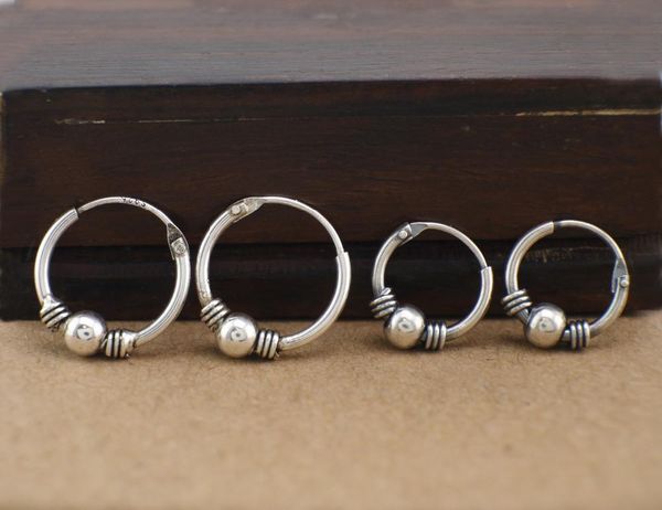 925 sterling silver bali huggie hoop endless nose ring earrings 10/12 mm a1331, Golden;silver
925 sterling silver bali huggie hoop endless nose ring earrings 10/12 mm a1331, Golden;silver