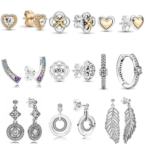 925 sterling silver rose petals domed golden heart signature circles statement feathers earring for women diy pandora jewelry
925 sterling silver rose petals domed golden heart signature circles statement feathers earring for women diy pandora jewelry