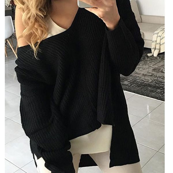 2021 new autumn and winter leisure travel white woman's irregular knit sleeve with v-neck women's sweater jnxn, White;black
2021 new autumn and winter leisure travel white woman's irregular knit sleeve with v-neck women's sweater jnxn, White;black