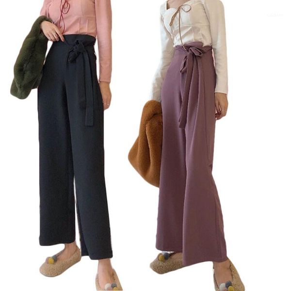 new casual loose vintage elegant bow tie high waist wide leg suit trousers oversized solid long pants plus size female1, Black;white
new casual loose vintage elegant bow tie high waist wide leg suit trousers oversized solid long pants plus size female1, Black;white