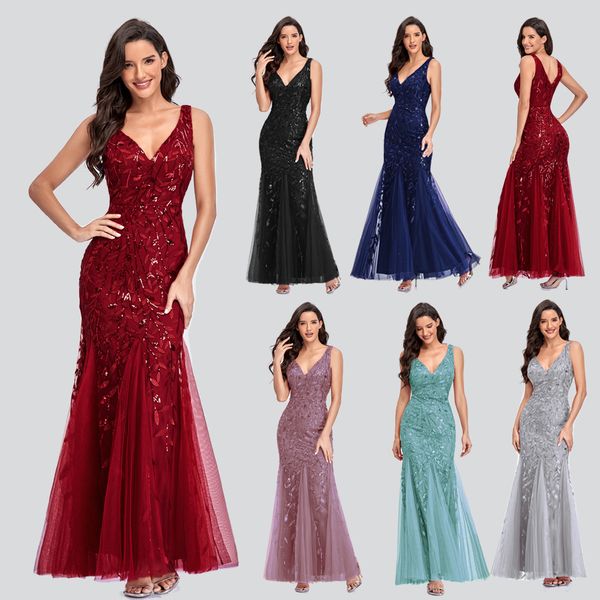 mesh trumpet evening dresses v neck embroidered sequins slim prom gowns custom made floor length mermaid special occasion dress, Black;red
mesh trumpet evening dresses v neck embroidered sequins slim prom gowns custom made floor length mermaid special occasion dress, Black;red