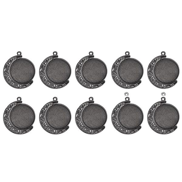 10 шт. двухбочные кулонные пробелы cabochon base настройки 18 25 мм круглая луна ротация cameo bezel лоток для diy ювелирных изделий sqcdoi, Black
10 шт. двухбочные кулонные пробелы cabochon base настройки 18 25 мм круглая луна ротация cameo bezel лоток для diy ювелирных изделий sqcdoi, Black