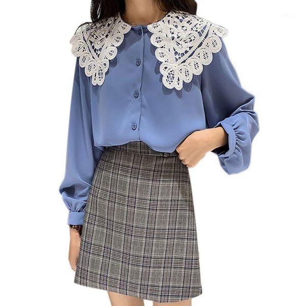 women chiffon blouse o neck long sleeve ladies fashion elegant blouses women lace patchwork blouse shirt casual 1, White
women chiffon blouse o neck long sleeve ladies fashion elegant blouses women lace patchwork blouse shirt casual 1, White