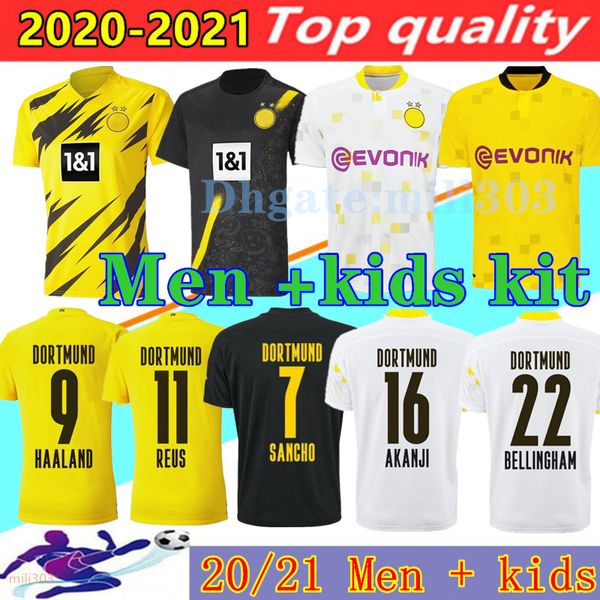 borussia 20 21 haaland soccer jerseys home away de futbol maillot 2020 2021 hazard sancho reus hummels third football shirt men + kids kit, Black;yellow
borussia 20 21 haaland soccer jerseys home away de futbol maillot 2020 2021 hazard sancho reus hummels third football shirt men + kids kit, Black;yellow