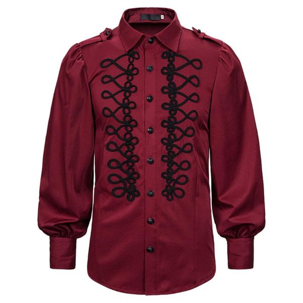 fashion men shirts long sleeve 2020 fashion bandage shirt gothic man blouse camisas para hombre#g2, White;black
fashion men shirts long sleeve 2020 fashion bandage shirt gothic man blouse camisas para hombre#g2, White;black