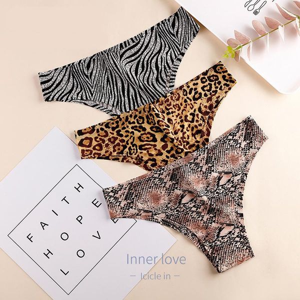 women's panties ice silk seamless comfortable thongs female leopard print sports low-rise intimates underwear girl g-strings, Black;pink
women's panties ice silk seamless comfortable thongs female leopard print sports low-rise intimates underwear girl g-strings, Black;pink