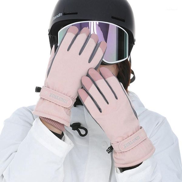 women' gloves winter outdoor skiing warm windproof waterproof touch screen gloves cycling sports stitching cotton women1, Blue;gray
women' gloves winter outdoor skiing warm windproof waterproof touch screen gloves cycling sports stitching cotton women1, Blue;gray