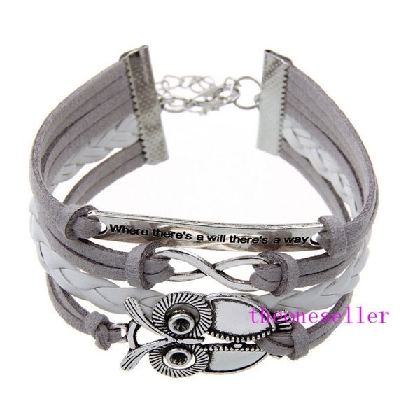 new arrived diy charm fashion cute infinity jewelry bracelets silver pick style leather brace 
new arrived diy charm fashion cute infinity jewelry bracelets silver pick style leather brace