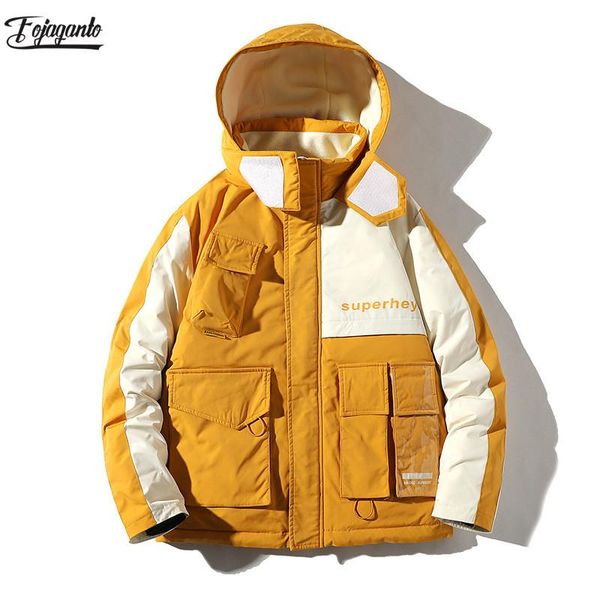 fojaganto winter men down jacket casual thick warm windbreaker parkas coats fashion outwear thermal hoodies mens clothing, Black
fojaganto winter men down jacket casual thick warm windbreaker parkas coats fashion outwear thermal hoodies mens clothing, Black