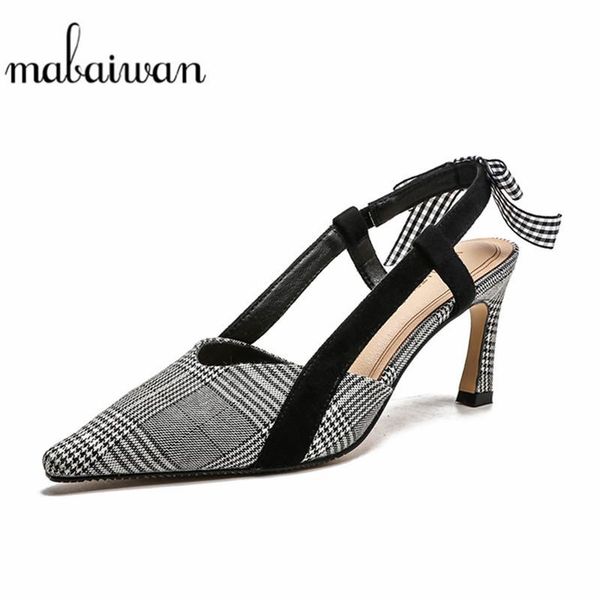 sandals mabaiwan causal 2021 high heel women pointed toe shoes butterfly knot designer stilettos gingham pumps, Black
sandals mabaiwan causal 2021 high heel women pointed toe shoes butterfly knot designer stilettos gingham pumps, Black