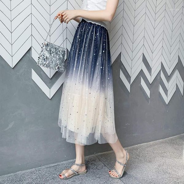 starry sequin mesh tulle skirts womens jupe femme fashion elegant long high waist skirt faldas summer tutu pleated skirt c60541, Black
starry sequin mesh tulle skirts womens jupe femme fashion elegant long high waist skirt faldas summer tutu pleated skirt c60541, Black