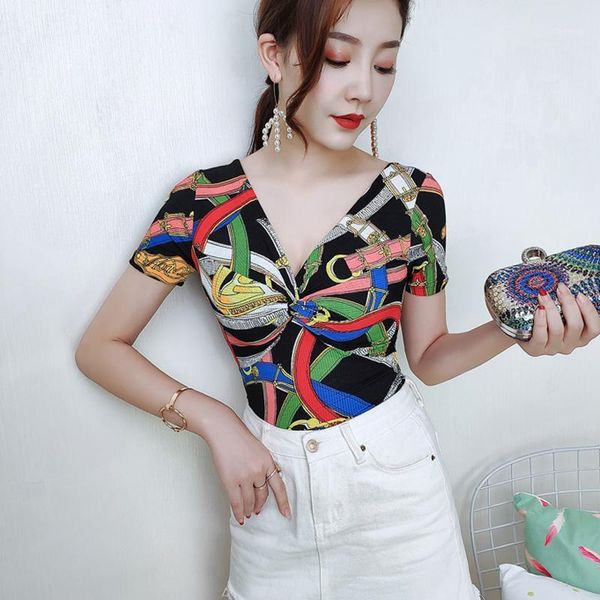 summer low-cut v collar v neck shrink waist slim fit thin short sleeve t-shirt women1, White
summer low-cut v collar v neck shrink waist slim fit thin short sleeve t-shirt women1, White