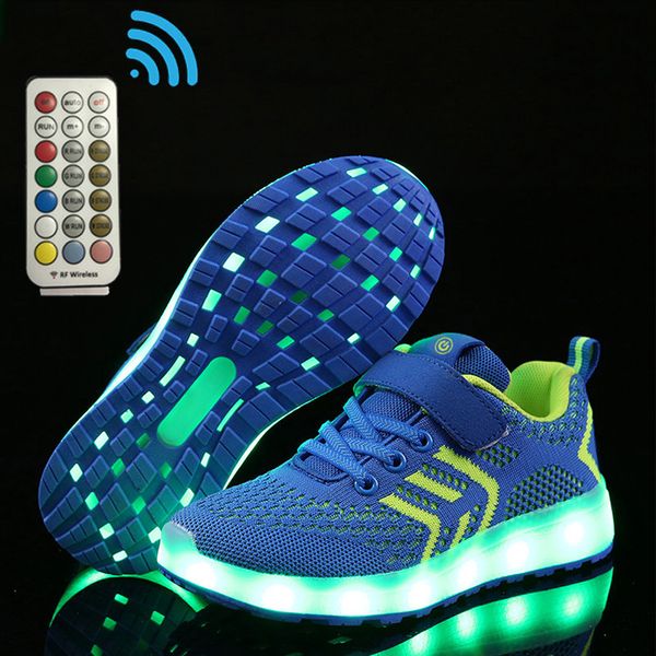 size 25-37 luminous sneakers for girls boys led light up shoes children rf control casual shoes sneakers with luminous sole 1029, Black;red
size 25-37 luminous sneakers for girls boys led light up shoes children rf control casual shoes sneakers with luminous sole 1029, Black;red