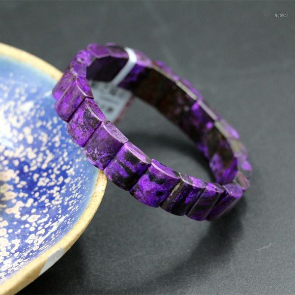 christmas 9x12mm south african natural sugilite stone fashion rectangle beads jewelry women female charm stretch bracelet1, Black
christmas 9x12mm south african natural sugilite stone fashion rectangle beads jewelry women female charm stretch bracelet1, Black
