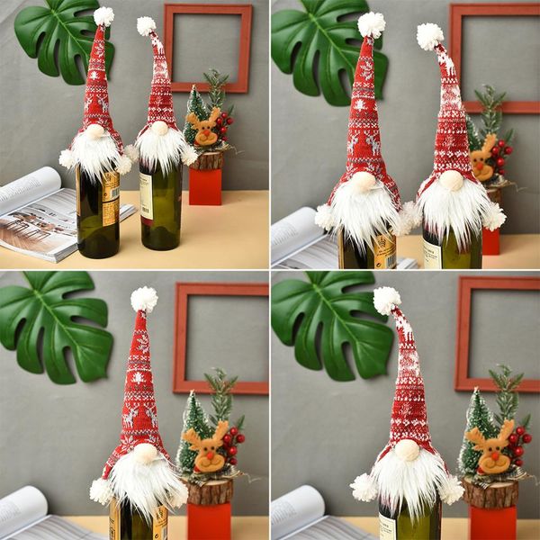 frigg knitted bottle cover 2020 decor for home natal merry christmas ornament xmas gifts navidad
frigg knitted bottle cover 2020 decor for home natal merry christmas ornament xmas gifts navidad