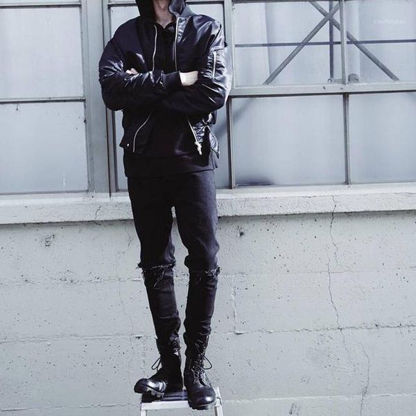 2020 fashion casual knee zipper ripped hole jeans hip hop streetwear washing black slim feet casual pants men's trousers1, Blue
2020 fashion casual knee zipper ripped hole jeans hip hop streetwear washing black slim feet casual pants men's trousers1, Blue