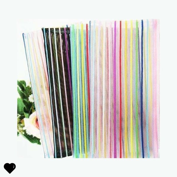 nylon net cosmetic bag transparent colorful lines pattern toiletry pouch lady makeup storage package travel portable home indoor 0 95zh n2
nylon net cosmetic bag transparent colorful lines pattern toiletry pouch lady makeup storage package travel portable home indoor 0 95zh n2