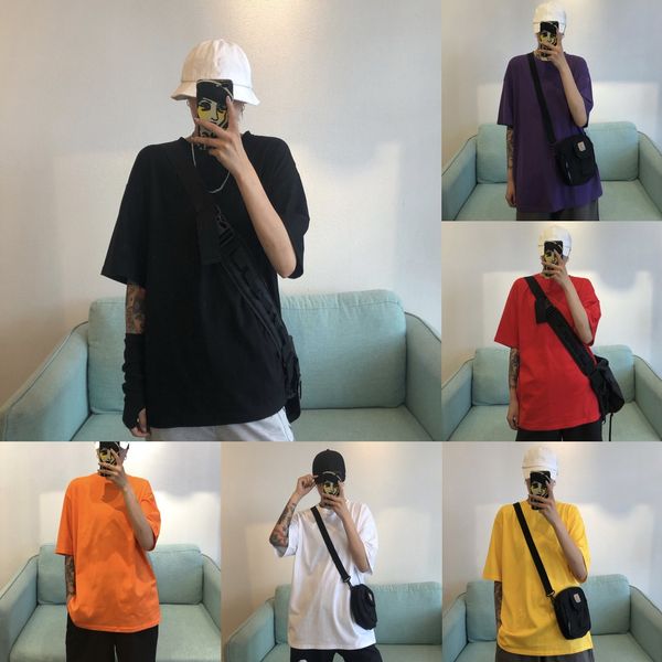 summer new solid color short-sleeved t-shirt women's korean style ins harajuku style simple all-match loose student t-shirt trendy 5r1v, White
summer new solid color short-sleeved t-shirt women's korean style ins harajuku style simple all-match loose student t-shirt trendy 5r1v, White