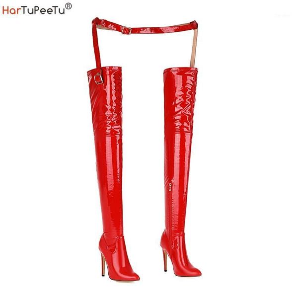 boots glossy faux leather over the knee winter women 2021 pu cotton lining buckle big size 40~49 high and thin heel long boots1, Black
boots glossy faux leather over the knee winter women 2021 pu cotton lining buckle big size 40~49 high and thin heel long boots1, Black
