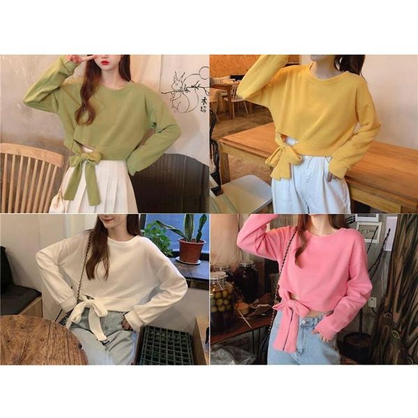 bow tie long sleeved sweatshirt girl ladies 2021 spring autumn new fashion loose solid pullover coat hoodie, Black
bow tie long sleeved sweatshirt girl ladies 2021 spring autumn new fashion loose solid pullover coat hoodie, Black
