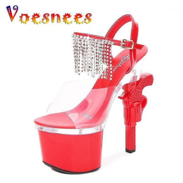 voesnees stripper heels women's shoes platform sandals high heels 17.5cm transparent pole dance strange style party shoes1, Black
voesnees stripper heels women's shoes platform sandals high heels 17.5cm transparent pole dance strange style party shoes1, Black