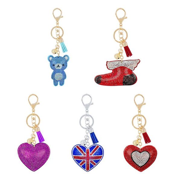 keychains 2021 creative small gift rhinestone flannel alloy keychain pendant peach heart little bear christmas shape accessories, Silver
keychains 2021 creative small gift rhinestone flannel alloy keychain pendant peach heart little bear christmas shape accessories, Silver