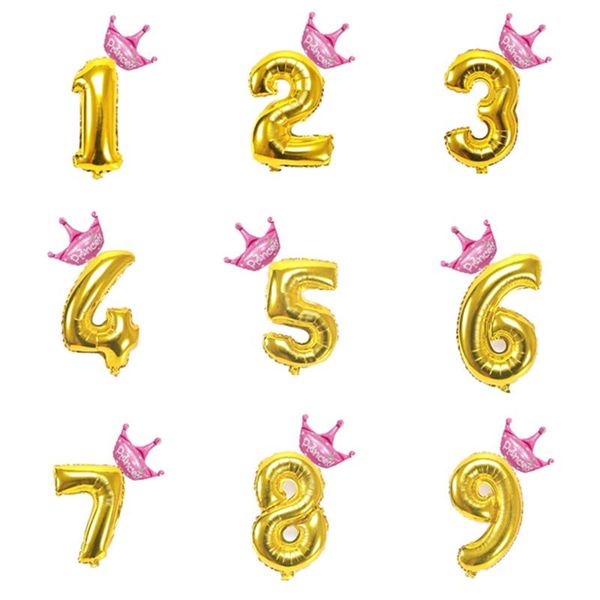 32 inch crown gold number helium foil balloons 1 2 3 4 5 6 7 8 9 years old baby boys girls birthday party decoration air balloon
32 inch crown gold number helium foil balloons 1 2 3 4 5 6 7 8 9 years old baby boys girls birthday party decoration air balloon
