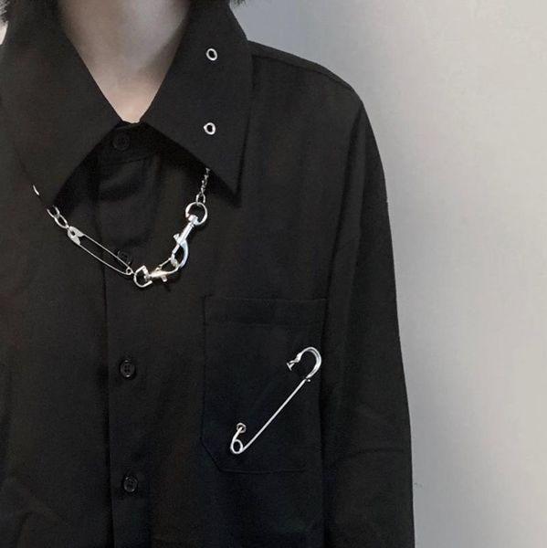 chains 2021 ins style non-mainstream design stainless steel pin necklacepersonalized hip-hop male and female punk necklace, Silver
chains 2021 ins style non-mainstream design stainless steel pin necklacepersonalized hip-hop male and female punk necklace, Silver