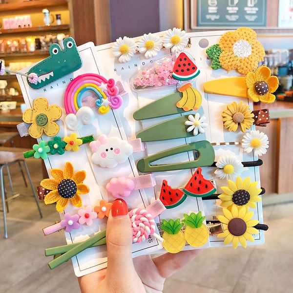 1 set children cute cartoon flower fruit rubber hairpins girls lovely gift clips kids bands hair accessories
1 set children cute cartoon flower fruit rubber hairpins girls lovely gift clips kids bands hair accessories