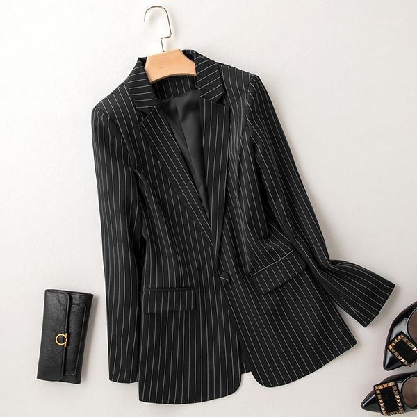 2020 new plus size 7xl womens coat business suits spring autumn stripe women blazers jackets slim long-sleeve blazer women suit1, White;black
2020 new plus size 7xl womens coat business suits spring autumn stripe women blazers jackets slim long-sleeve blazer women suit1, White;black