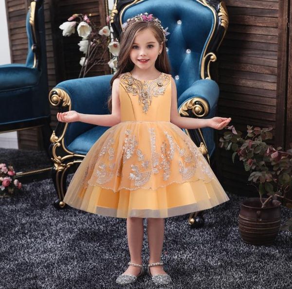 girl's dresses kids wedding party princess christmas dress children girls clothing baby birthday gowns 2-10y, Red;yellow
girl's dresses kids wedding party princess christmas dress children girls clothing baby birthday gowns 2-10y, Red;yellow