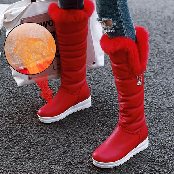 plus size 34-42 new fashion knee high women snow boots black red color warm down winter boots ladies thick fur botas new arrive
plus size 34-42 new fashion knee high women snow boots black red color warm down winter boots ladies thick fur botas new arrive