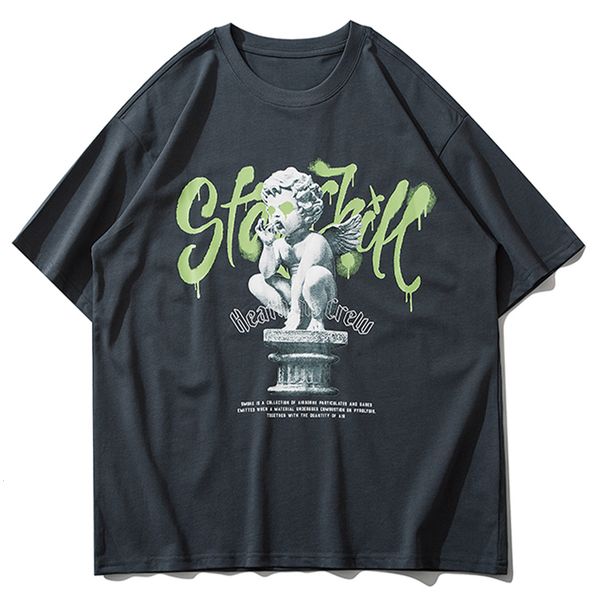 new hip hop t-shirt men 2021 summer vintage angel statue print harajuku tshirts cotton tees loose short sleeve shirts zfdv, White;black
new hip hop t-shirt men 2021 summer vintage angel statue print harajuku tshirts cotton tees loose short sleeve shirts zfdv, White;black