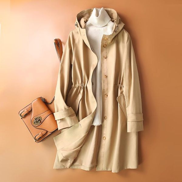 elegant trench coat women japanese casual fashion windbreaker feminino long section 2021 spring autumn coat female, Tan;black
elegant trench coat women japanese casual fashion windbreaker feminino long section 2021 spring autumn coat female, Tan;black