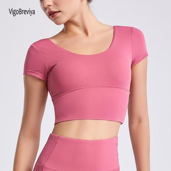 yoga outfits vigobreviya backless short shirts women 2021 training fitness sports vest gym running workout tight shirt clothing, White;red
yoga outfits vigobreviya backless short shirts women 2021 training fitness sports vest gym running workout tight shirt clothing, White;red