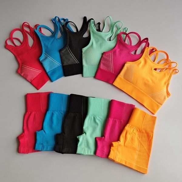 women summer seamless yoga set fitness sports suits gym clothing yoga bra high waist shorts workout shorts y1225, Gray
women summer seamless yoga set fitness sports suits gym clothing yoga bra high waist shorts workout shorts y1225, Gray