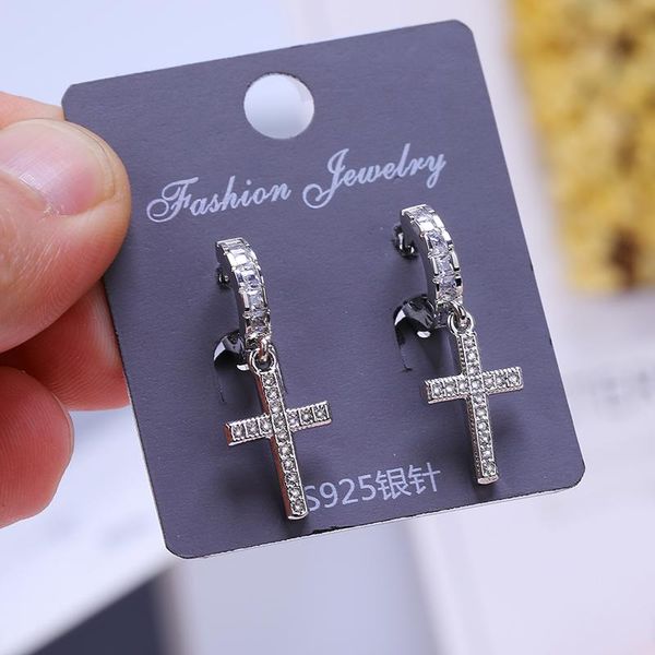 JUWANG 2021 Vintage Luxury Brincos Earrings For Women Cubic Zirconia Cross Hoop Dangle Earrings Jewelry Pendientes Piercing, Silver
JUWANG 2021 Vintage Luxury Brincos Earrings For Women Cubic Zirconia Cross Hoop Dangle Earrings Jewelry Pendientes Piercing, Silver