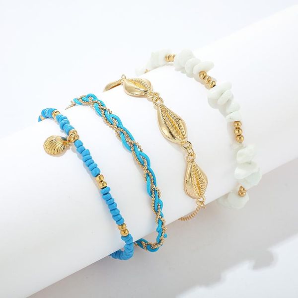 tocona 4pcs set bohemian shell bead anklets for women natural stone rope barefoot sandals adjustable summer jewelry 8609 h wmtwzf, Red;blue
tocona 4pcs set bohemian shell bead anklets for women natural stone rope barefoot sandals adjustable summer jewelry 8609 h wmtwzf, Red;blue