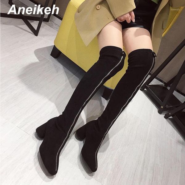 boots aneikeh spring women shoes over-the-knee riding equestrian flock zipper round heels pointed toe solid black size 35-40 fashion1
boots aneikeh spring women shoes over-the-knee riding equestrian flock zipper round heels pointed toe solid black size 35-40 fashion1