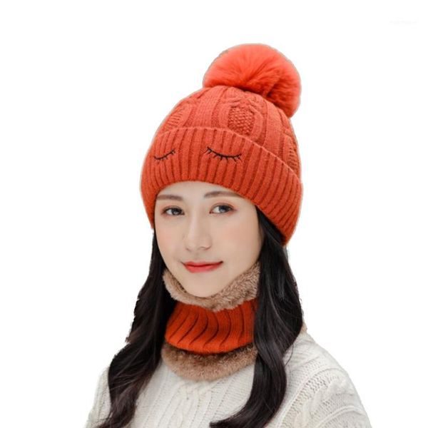 beanie/skull caps 2021 womens hat with scarf warm fleece inside beanie girls winter cap for women thick lining pompom female knitted caps1, Blue;gray
beanie/skull caps 2021 womens hat with scarf warm fleece inside beanie girls winter cap for women thick lining pompom female knitted caps1, Blue;gray
