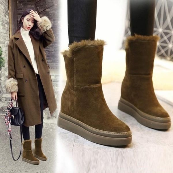 boots 2021 women shoes ankle for zapatos de mujer plus velvet warm winter faux suede slim platform, Black
boots 2021 women shoes ankle for zapatos de mujer plus velvet warm winter faux suede slim platform, Black