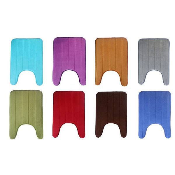 1pc u-shaped memory foam bath mats toilet mat bathroom coral fleece carpet rug anti-slip floor carpets home decor
1pc u-shaped memory foam bath mats toilet mat bathroom coral fleece carpet rug anti-slip floor carpets home decor