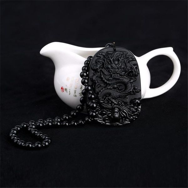 pendant necklaces vintage obsidian dragon animal pendants black beads long for women men lucky jewelry wholesale, Silver
pendant necklaces vintage obsidian dragon animal pendants black beads long for women men lucky jewelry wholesale, Silver