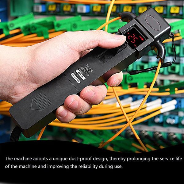 digital display 800 to 1700nm optical fiber identifier testing tool portable live detector visual fault locator wavelength range
digital display 800 to 1700nm optical fiber identifier testing tool portable live detector visual fault locator wavelength range