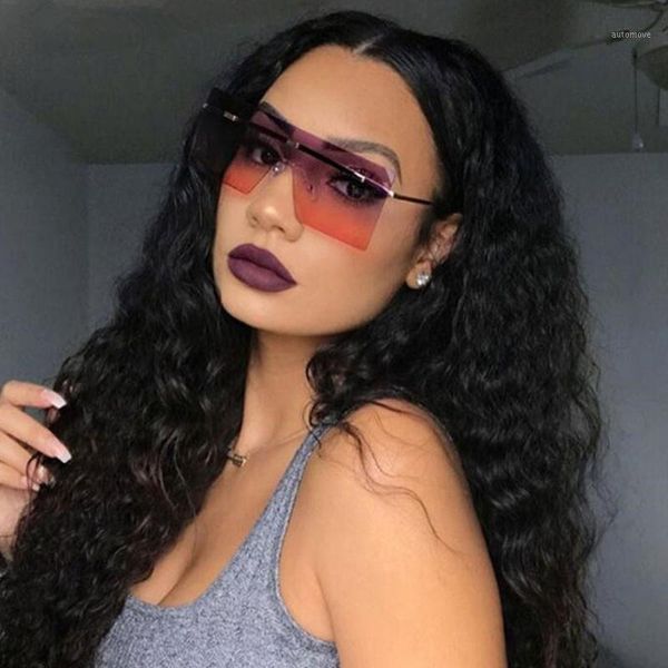 retro vintage sunglasses oversized brown sunglasses lady frameless glasses fashion ocean color1, White;black
retro vintage sunglasses oversized brown sunglasses lady frameless glasses fashion ocean color1, White;black