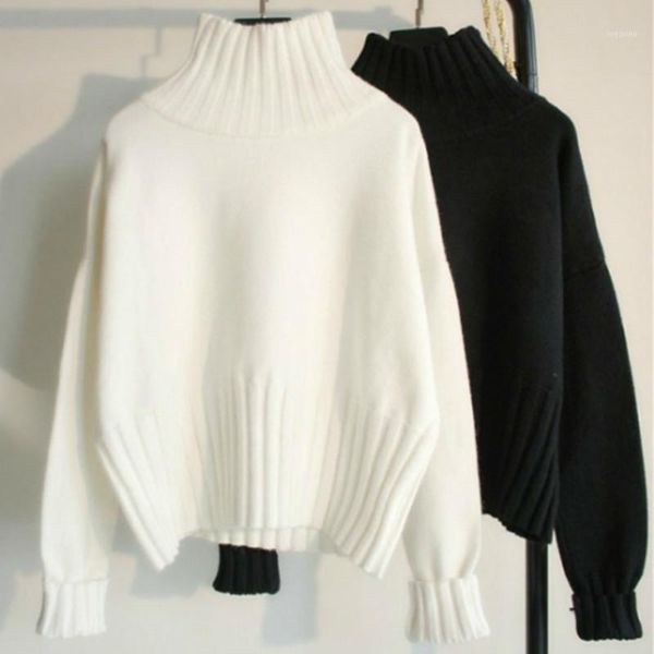 2020 autumn winter turtleneck pullover sweater women slim warm thicken knitted sweaters female casual white sweater1, White;black 
2020 autumn winter turtleneck pullover sweater women slim warm thicken knitted sweaters female casual white sweater1, White;black