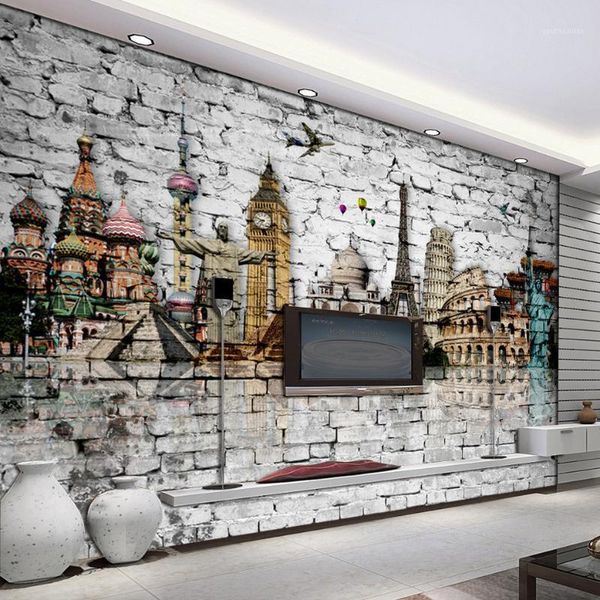 custom 3d mural wallpaper roll classic european architecture eiffel tower, big ben, statue of liberty brick wall paper murals 3d1
custom 3d mural wallpaper roll classic european architecture eiffel tower, big ben, statue of liberty brick wall paper murals 3d1