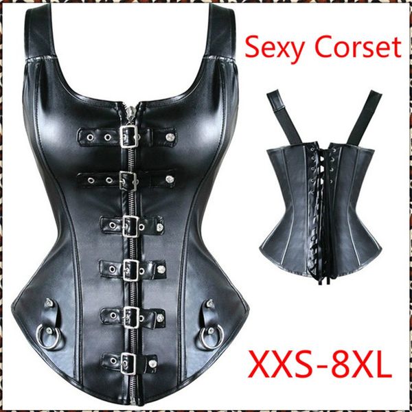 s-6xl women plus size leather slim boned bodyshaper black bustier corset+ g-string slim women latex dress v-neck summer clubwear, Black;white
s-6xl women plus size leather slim boned bodyshaper black bustier corset+ g-string slim women latex dress v-neck summer clubwear, Black;white