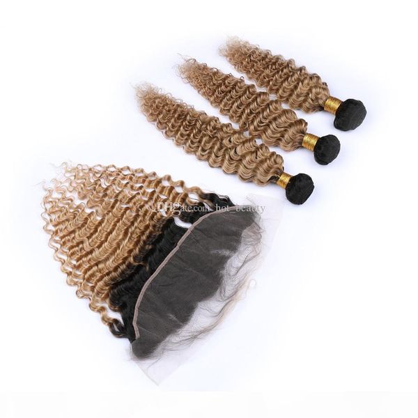 ombre lace frontal closure 4pcs lot 8a deep wave #1b 27 two tone dark root ombre human hair 3 bundles with full frontal, Black
ombre lace frontal closure 4pcs lot 8a deep wave #1b 27 two tone dark root ombre human hair 3 bundles with full frontal, Black