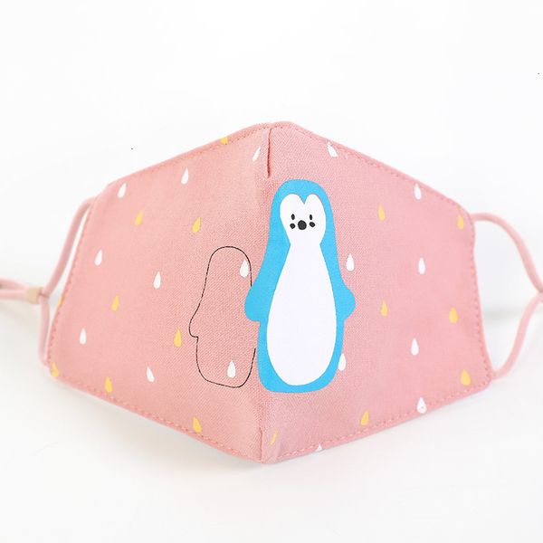 children's mask rope ear summer folding cartoon printed adjustable cotton student stereo mask outlet 1otn1